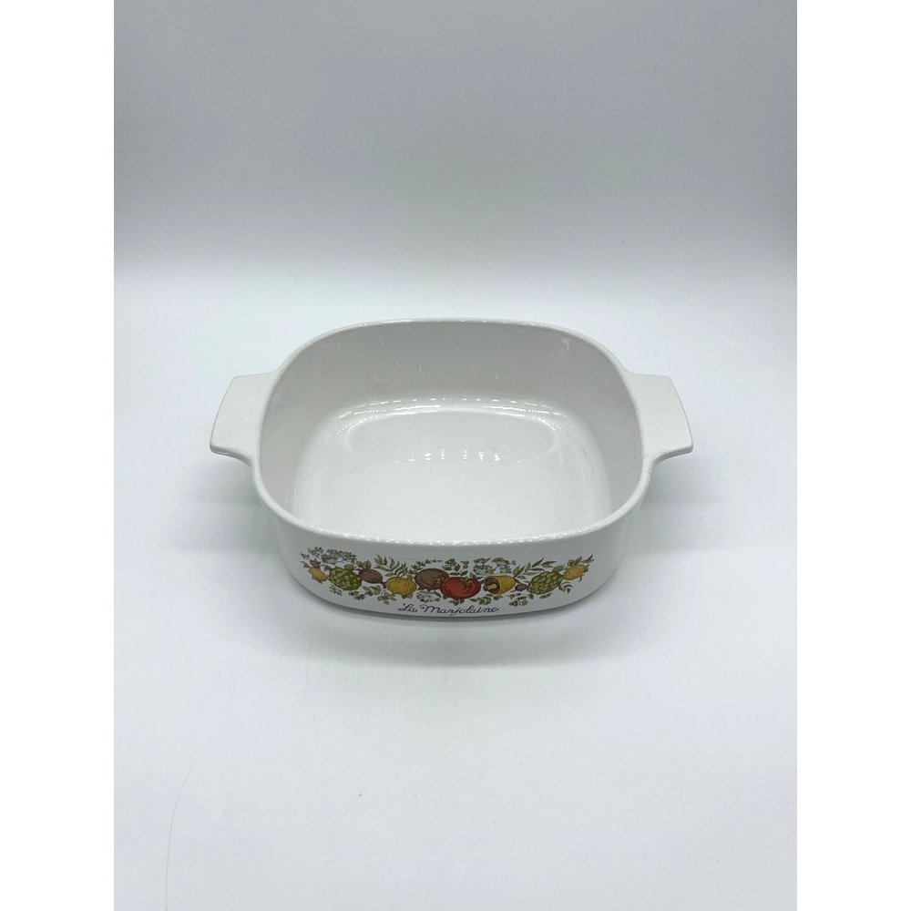 Vintage Corningware Spice of Life A-2-B  Square Casserole, no lid - Picture 4 of 5